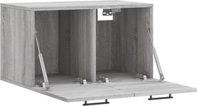 vidaXL Ντουλάπι Τοίχου Γκρι Sonoma 60x36,5x35 εκ. Επεξεργασμένο Ξύλο