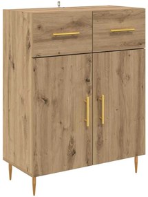 vidaXL Highboard Artisan Oak 69,5 x 34 x 180 εκ. Επεξεργασμένο ξύλο