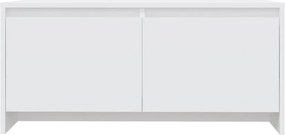 vidaXL Τραπεζάκι Σαλονιού Λευκό 90 x 50 x 41,5 εκ. από Επεξ. Ξύλο