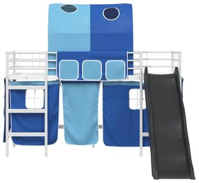 vidaXL Λευκό και Μπλε 74,5 x 190 εκ.