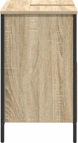 vidaXL Ντουλάπι Νιπτήρα Μπάνιου Sonoma Δρυς 60x34,5x60 εκ.