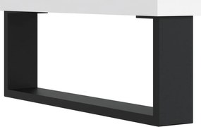 vidaXL Τραπεζάκι Σαλονιού Λευκό 60x50x36,5 εκ. από Επεξεργασμένο Ξύλο