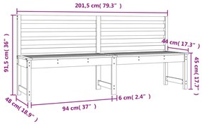 ΠΑΓΚΑΚΙ ΚΗΠΟΥ ΛΕΥΚΟ 201,5ΕΚ. ΑΠΟ ΜΑΣΙΦ ΞΥΛΟ ΠΕΥΚΟΥ 824047