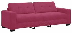 vidaXL Σετ Καναπέ 2 pcs Μπορντό 221 x 78 x 80 εκ Βελούδο