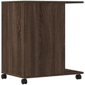 vidaXL Βάση Εκτυπωτή με Ρόδες Καφέ Δρυς 60x40x68,5 εκ.