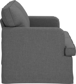 vidaXL Καναπές Σκούρο Γκρι