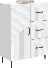 vidaXL Πλαϊνό γραφείο Λευκό 66 x 34,5 x 89,5 εκ Επεξεργασμένο Ξύλο