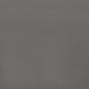 vidaXL Κεφαλάρι Γκρι 90x5x118/128 εκ. από Συνθετικό Δέρμα