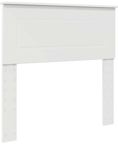 vidaXL Σκελετός Κρεβατιού Λευκό 75 x 190 cm Επεξεργασμένο ξύλο