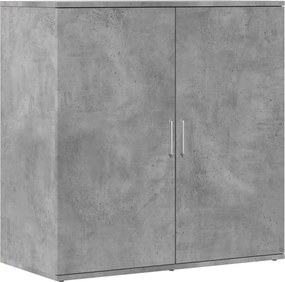 vidaXL Ντουλάπι Γκρι Σκυροδέματος 79x38x80 εκ. Επεξεργασμένο Ξύλο