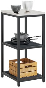 vidaXL Ράφι Αποθήκευσης Κουζίνας Ανθρακί 60 x 50 x 92 εκ. Ατσάλι