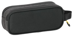 Διπλή Κασετίνα Munich Topo Μαύρο 21 x 8 x 6 cm