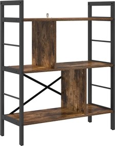 vidaXL Ράφι Βιβλίων 5 επιπέδων 75 x 30 x 91 εκ. Επεξεργασμένο Ξύλο