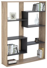 Intrahome ΒΙΒΛΙΟΘΗΚΗ MIVRY-SUR-SEINECELINE .02 100Χ21Χ124,5 ΓΚΡΙ intraho-1618251