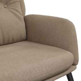 vidaXL Πολυθρόνα Relax Taupe από Συνθετικό Καστόρι