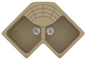 Sanitec Classic 310 Metallic Cream Νεροχύτης