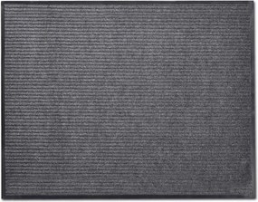 vidaXL Πατάκι Πόρτας Γκρι 90 x 60 εκ. από PVC