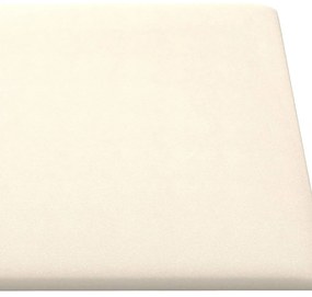 vidaXL Πάνελ Τοίχου 12 τεμ. Λευκό 60 x 30 εκ. 2,16 μ² Βελούδο