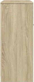 vidaXL Ντουλάπι Μπάνιου Sonoma Δρυς 60 x 33 x 80 εκ. από Επεξ. Ξύλο