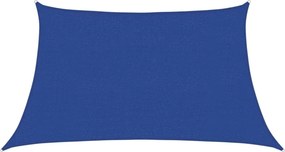 vidaXL Πανί Σκίασης Μπλε 3/4 x 2 μ. από HDPE 160 γρ./μ²