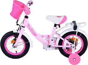 Ashley 12 Inch 21,5 cm Girls Coaster Brake Light pink/White
