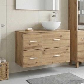 vidaXL Σετ Επίπλων Μπάνιου 2 pcs Artisan Δρυς Επεξεργασμένο Ξύλο