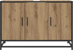 vidaXL Ντουλάπι Μπάνιου Artisan Oak 90 x 33 x 60 εκ.