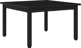 vidaXL Τραπεζάκι σαλονιού Μαύρη Οξυά 60 x 60 x 36 cm