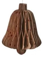 Χριστουγεννιάτικο Στολίδι Καφέ-Κόκκινο Χαρτί 8xΦ6cm Μαγνήτης Uni 760-420-05 Affari of Sweden 760-420-05