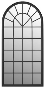 vidaXL Καθρέφτης για Εσωτερικούς Χώρους Μαύρος 90 x 45 εκ. από Σίδερο