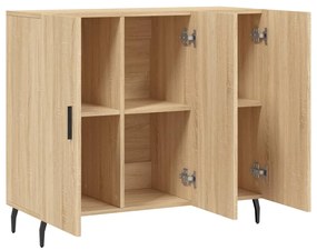 vidaXL Ντουλάπι Sonoma δρυς 90x34x80 εκ. Επεξεργασμένο Ξύλο