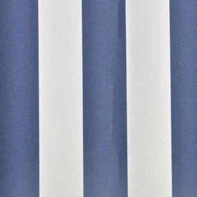 vidaXL Ανταλλακτικό Ύφασμα Τέντας Μπλε και Λευκό 480x295 εκ. Πολυεστέρας