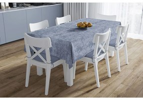 Τραπεζομάντηλο Panama Shadow Με Τραβέρσα (Σετ 2τμχ) Sky Blue DimCol 140Χ140 140x140cm Cotton-Polyester