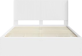 vidaXL Καλάθι με αποθήκη και κεφαλάρι Λευκό 140 x 190 cm