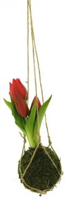 Τεχνητή Κρεμαστή Τουλίπα Κόκκινη 22 εκ. 5141-7 Supergreens-5141-7-Κόκκινο 5141-7