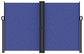 vidaXL Σκίαστρο Πλαϊνό Συρόμενο Μπλε 160 x 1200 εκ.