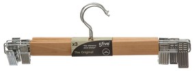 Κρεμάστρες Ρούχων Με Κλιπ (Σετ 3τμχ) F-V Clip Hanger 151518C
