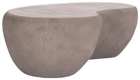 ΤΡΑΠΕΖΙ ΣΑΛΟΝΙΟΥ GERSON HM18151.03L FIBER CEMENT ΣΕ ΓΚΡΙ--122x78,5x40Υεκ.