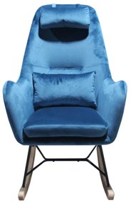 Πολυθρόνα ArteLibre Leonard Γαλάζιο 68x107x105cm
