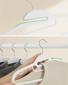 Κρεμάστρες Ρούχων (Σετ 20τμχ) Songmics CRP041W02