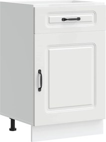 vidaXL ντουλάπι βάσης κουζίνας Kalmar Λευκό από Επεξεργασμένο Ξύλο