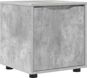 vidaXL Ντουλάπι Μπάνιου Σκυρόδεμα Γκρι 40,5 x 40 x 44 εκ