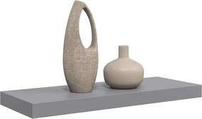 vidaXL Ράφι Τοίχου Γκρι 60x23,5x3,8 εκ. MDF