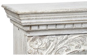 Τηλεόραση DKD Home Decor 8424001858347 Μέταλλο Λευκό Ξύλο από Μάνγκο 160 x 40 x 65 cm