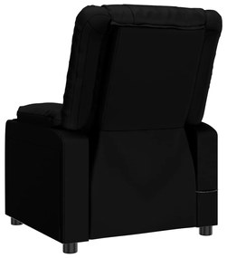 vidaXL Πολυθρόνα Μασάζ Μαύρη από Συνθετικό Δέρμα