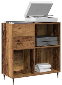 vidaXL Ντουλάπι Δίσκων Καρυδιά 84,5x38x89 εκ Επεξεργασμένο Ξύλο