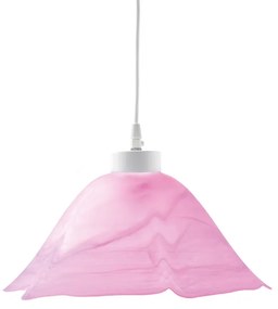 Φωτιστικό Οροφής Νο379 Φ33 W.ALABASTER PINK SATIN MELROSE - 3795