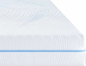 vidaXL Στρώμα Λευκό 80 x 160 cm Ζακάρ ύφασμα