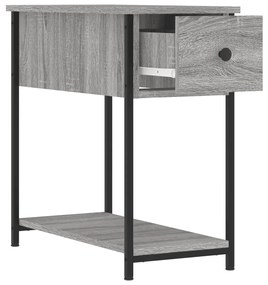 vidaXL Κομοδίνα 2 τεμ. Γκρι Sonoma 30 x 60 x 60 εκ. από Επεξεργ. Ξύλο