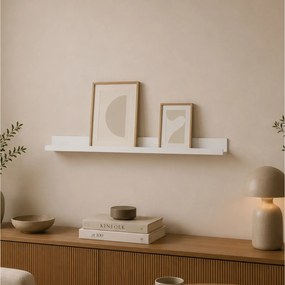 ΡΑΦΙΈΡΕΣ/ΡΆΦΙΑ ΤΟΊΧΟΥ PHOTO SHELF 80*6*7CM WHITE COLOR 6RAN892BC